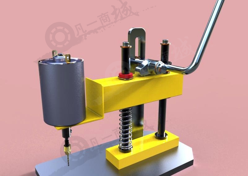 DIY小型打孔機(jī)模型圖 模型截圖[2]