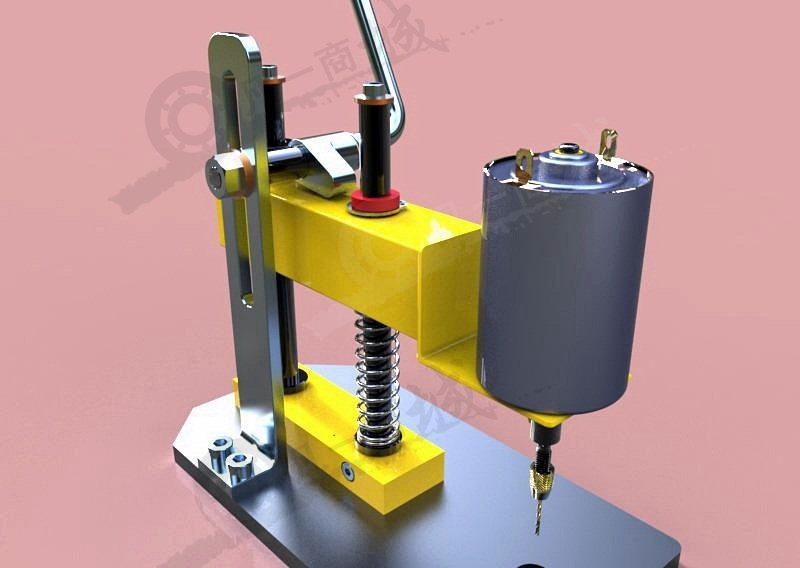 DIY小型打孔機(jī)模型圖 模型截圖[3]