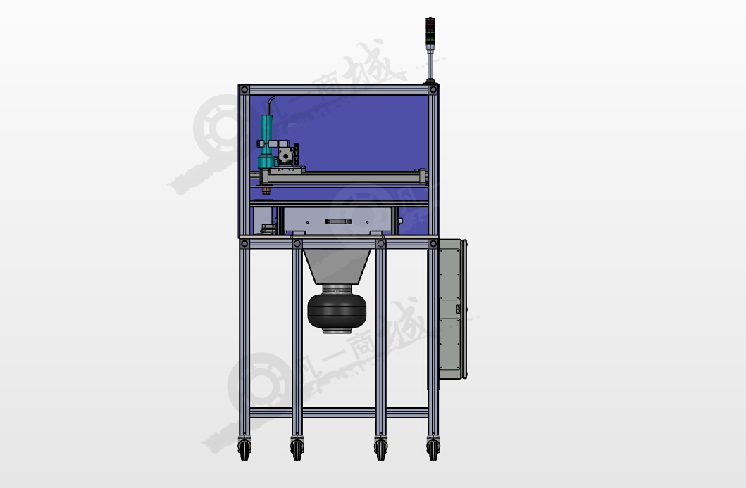 二軸移動烘干機模型圖 模型截圖[2]