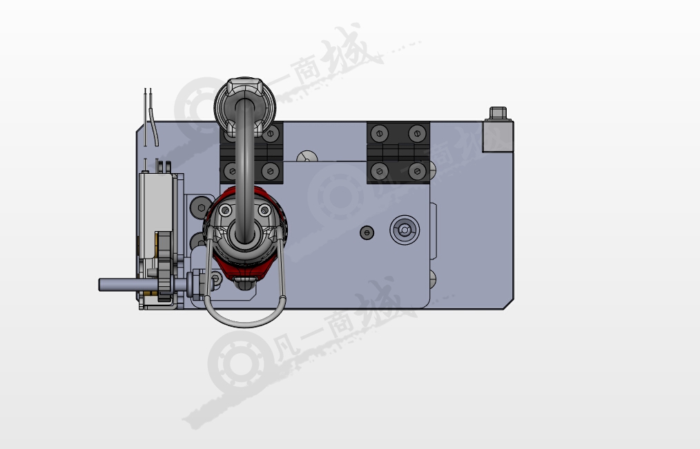PCB板螺絲擰緊夾具圖紙 模型截圖[3]
