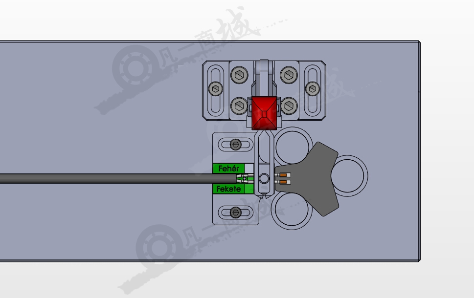 電線接頭錫焊接夾具模型圖紙 模型截圖[4]