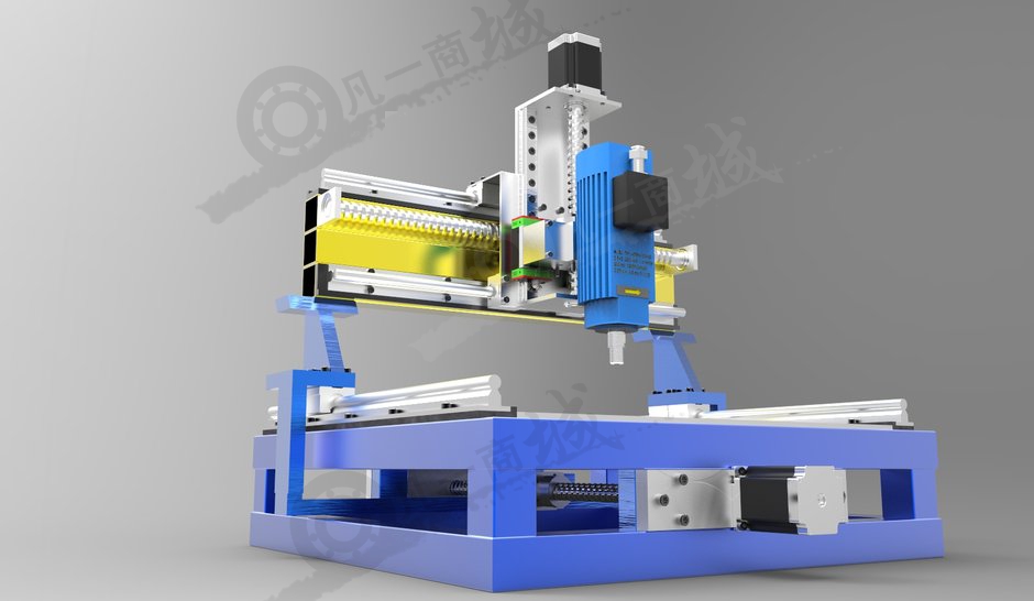 PCB電路板CNC雕刻機(jī)3D圖 模型截圖[3]