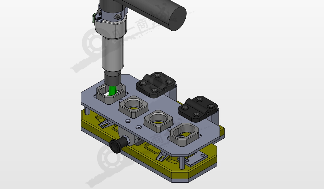 鉚接夾具3D模型圖紙 模型截圖[3]