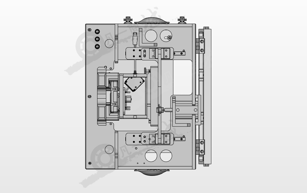 PCB板針腳檢測設(shè)備三維圖紙 模型截圖[2]
