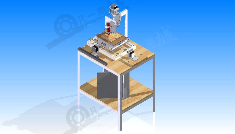 數(shù)控PCB板雕刻機(jī)3D圖紙 模型截圖[1]