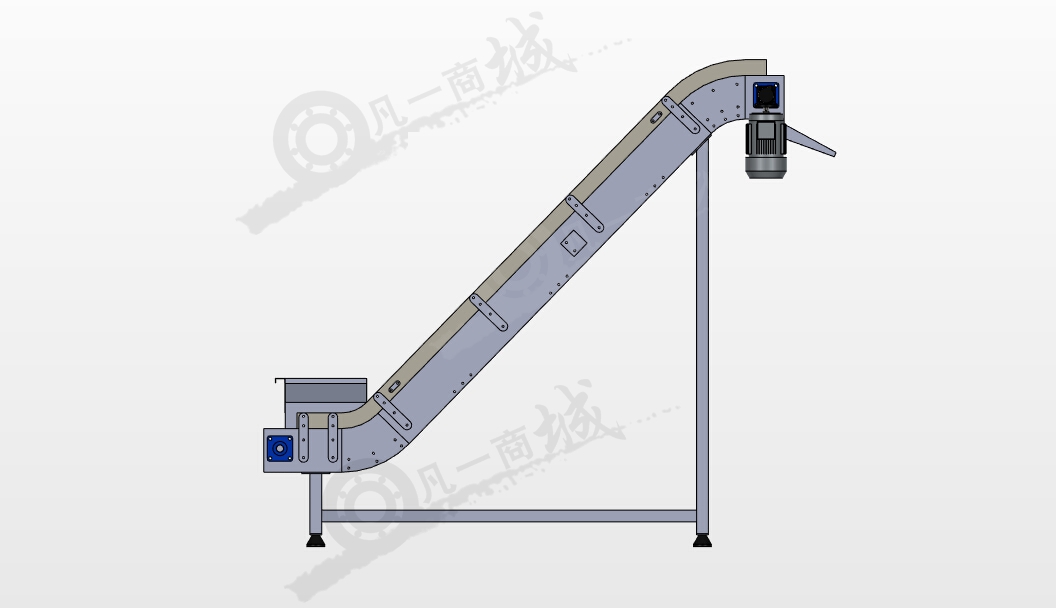 Z形模塊式提升輸送機3D圖 模型截圖[2]