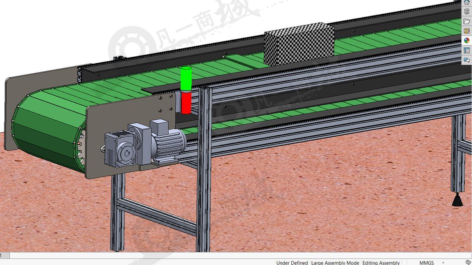 板式鏈條輸送機(jī)模型圖 模型截圖[1]