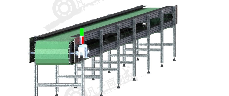 板式鏈條輸送機(jī)模型圖 模型截圖[4]
