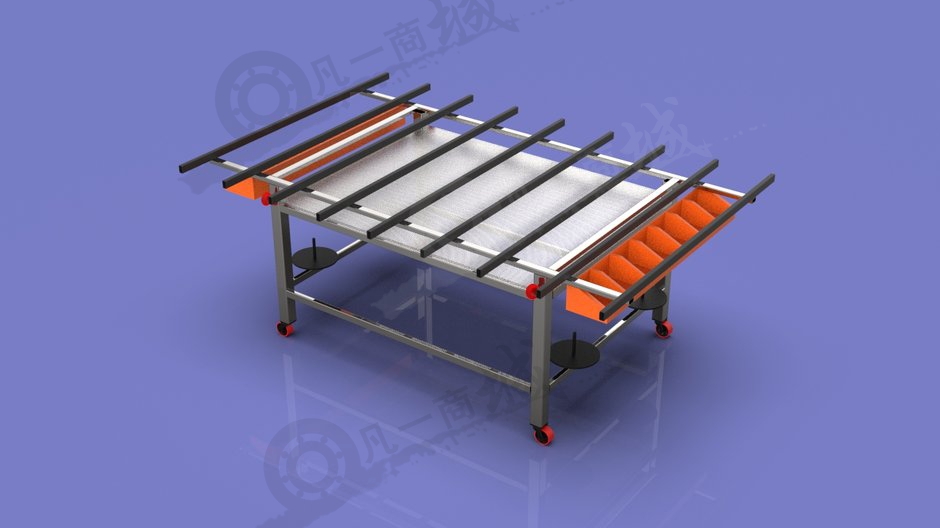 鋁型材框架裝配臺(tái)模型圖 模型截圖[3]