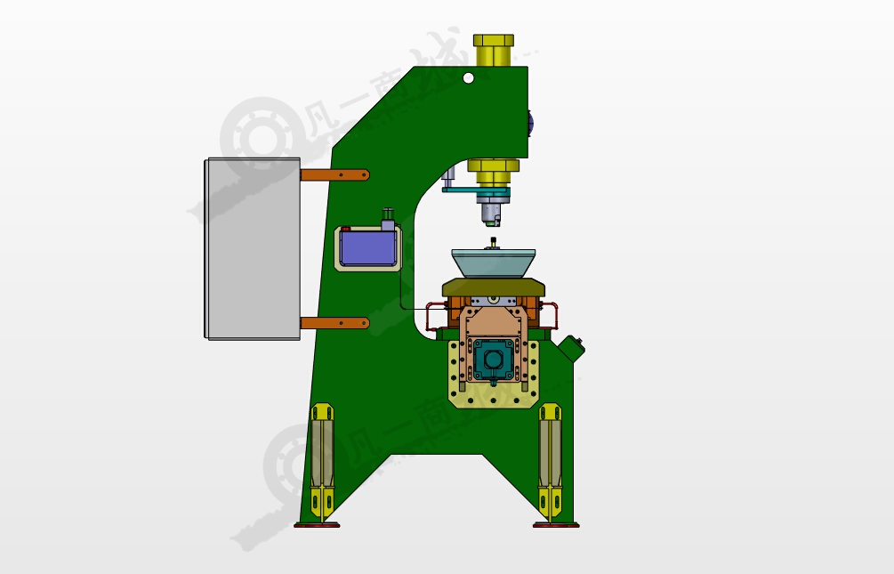 漸進(jìn)式壓裝機(jī)3D圖 模型截圖[2]
