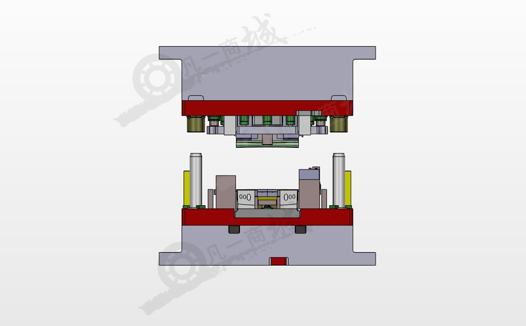 高速沖壓模具3D圖紙 模型截圖[3]