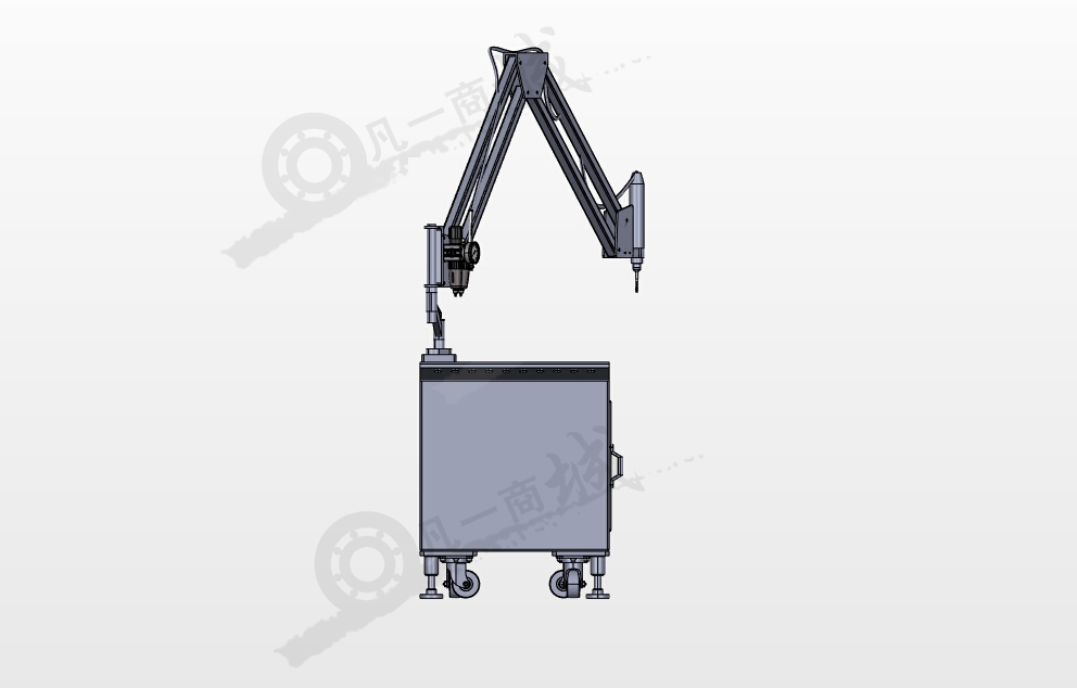 懸臂式氣動鉆孔機模型 模型截圖[3]