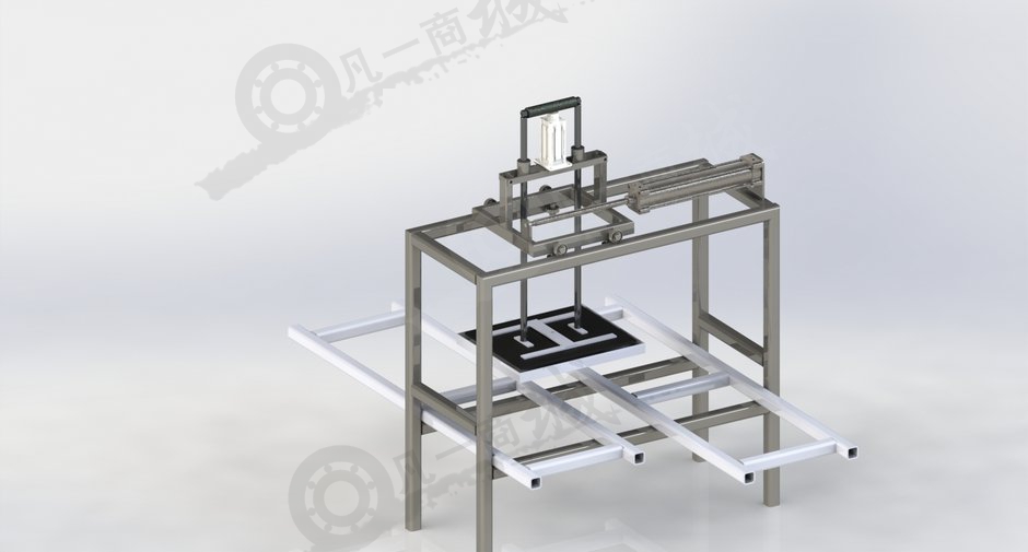 自動換線裝箱輸送機3D圖 模型截圖[2]