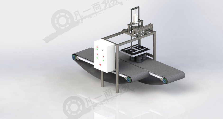 自動換線裝箱輸送機3D圖 模型截圖[3]
