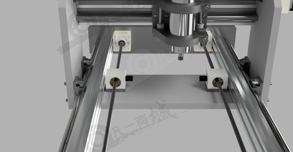 大底座CNC雕刻機3D圖 模型截圖[4]