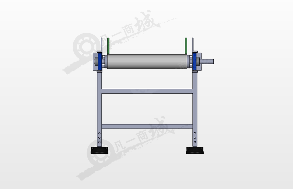 帶隔板pvc皮帶輸送機(jī)SW圖 模型截圖[3]