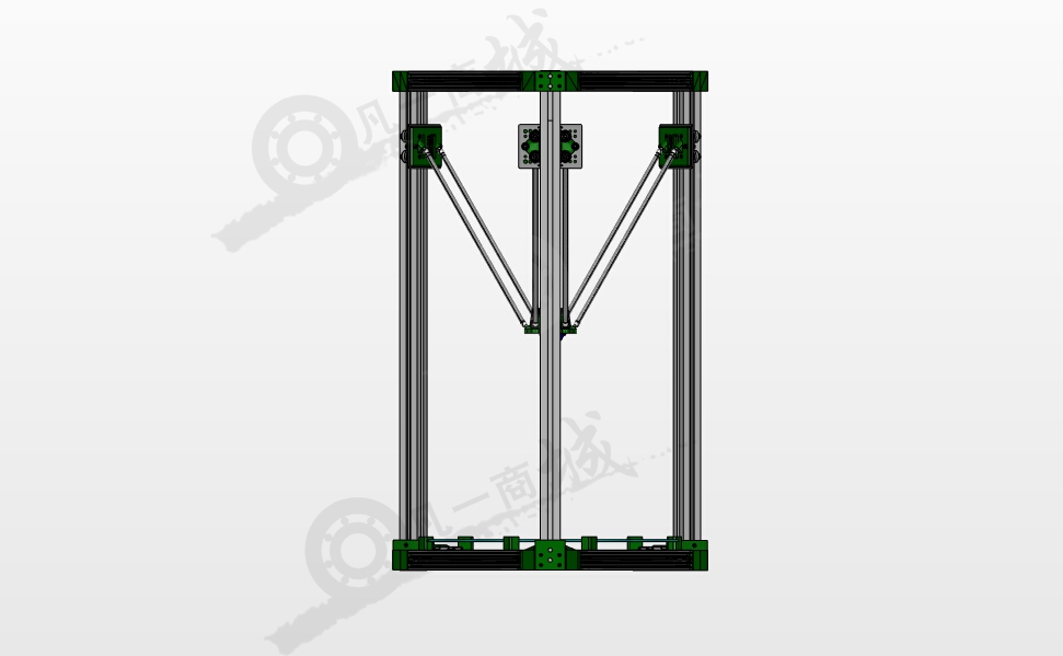 三角洲3D打印機模型圖紙 模型截圖[2]