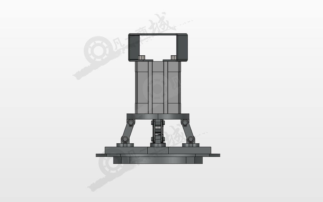 內(nèi)圓氣動(dòng)夾持器3D圖 模型截圖[2]
