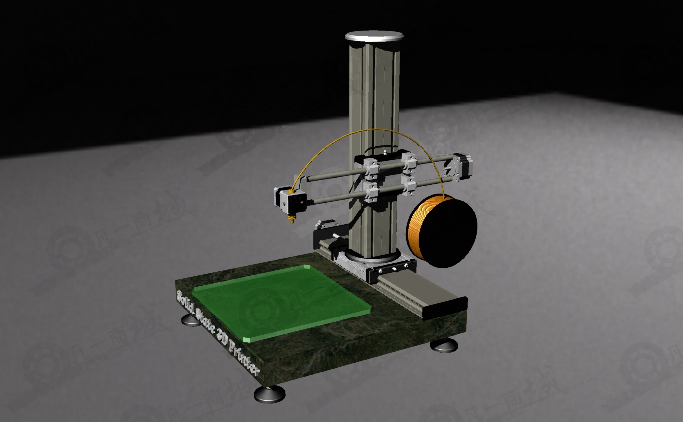 吊機(jī)式3D打印機(jī)圖紙 模型截圖[4]