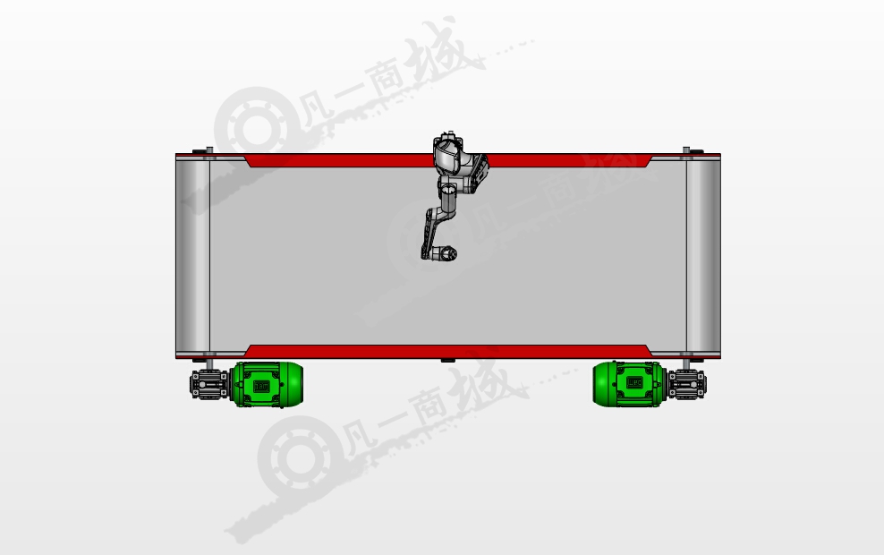 帶機(jī)器人搬運(yùn)輸送機(jī)3D圖 模型截圖[4]