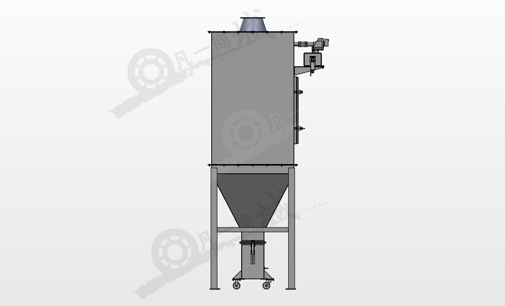 工業(yè)空氣灰塵過(guò)濾器模型 模型截圖[3]
