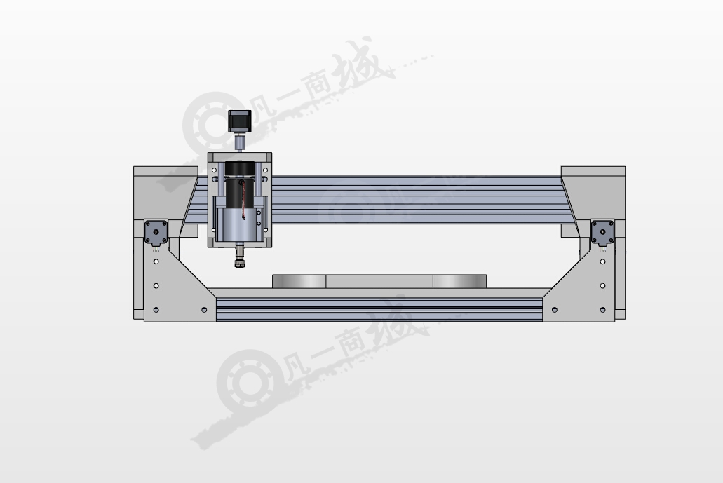 500×500×75mm數(shù)控雕刻機(jī)模型圖 模型截圖[2]