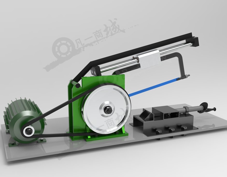 電動(dòng)鋼拉鋸3D模型 模型截圖[3]