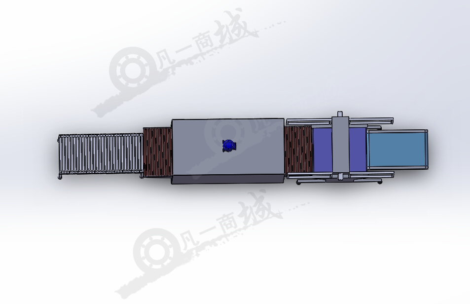 視覺檢測系統(tǒng)輸送機3D模型 模型截圖[4]