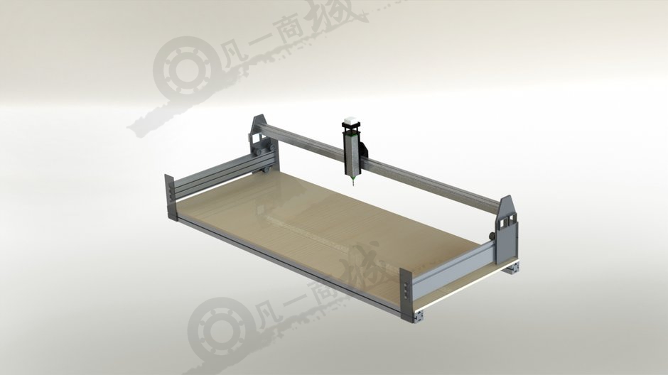 大面積數(shù)控鉆床模型圖 模型截圖[1]