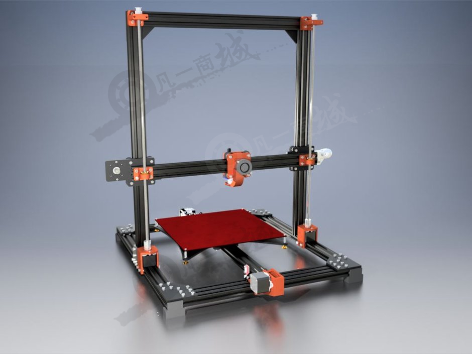 CR10 3D打印機(jī)3D圖 模型截圖[1]