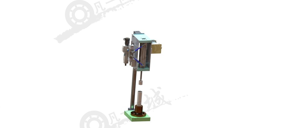 氣動(dòng)壓力機(jī)3D模型 模型截圖[2]