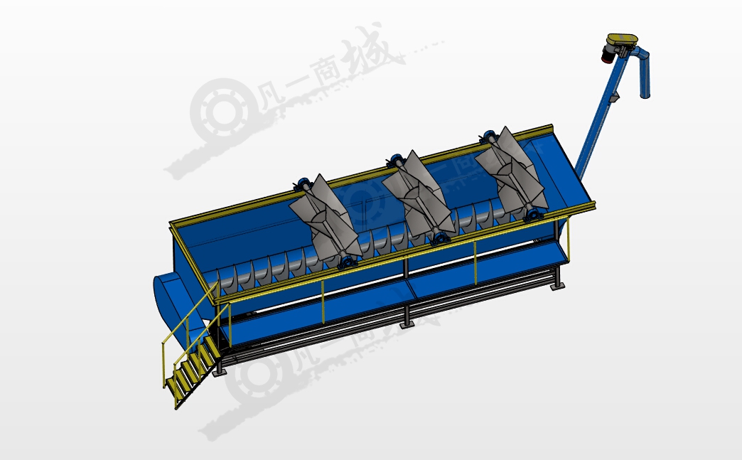 大型工業(yè)攪拌機3D圖 模型截圖[1]