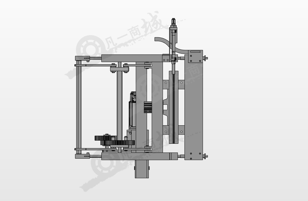 立式包裝機(jī)用切割機(jī)構(gòu) 模型截圖[4]