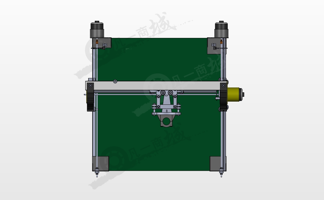 CNC數(shù)控雕刻機3D模型 模型截圖[4]