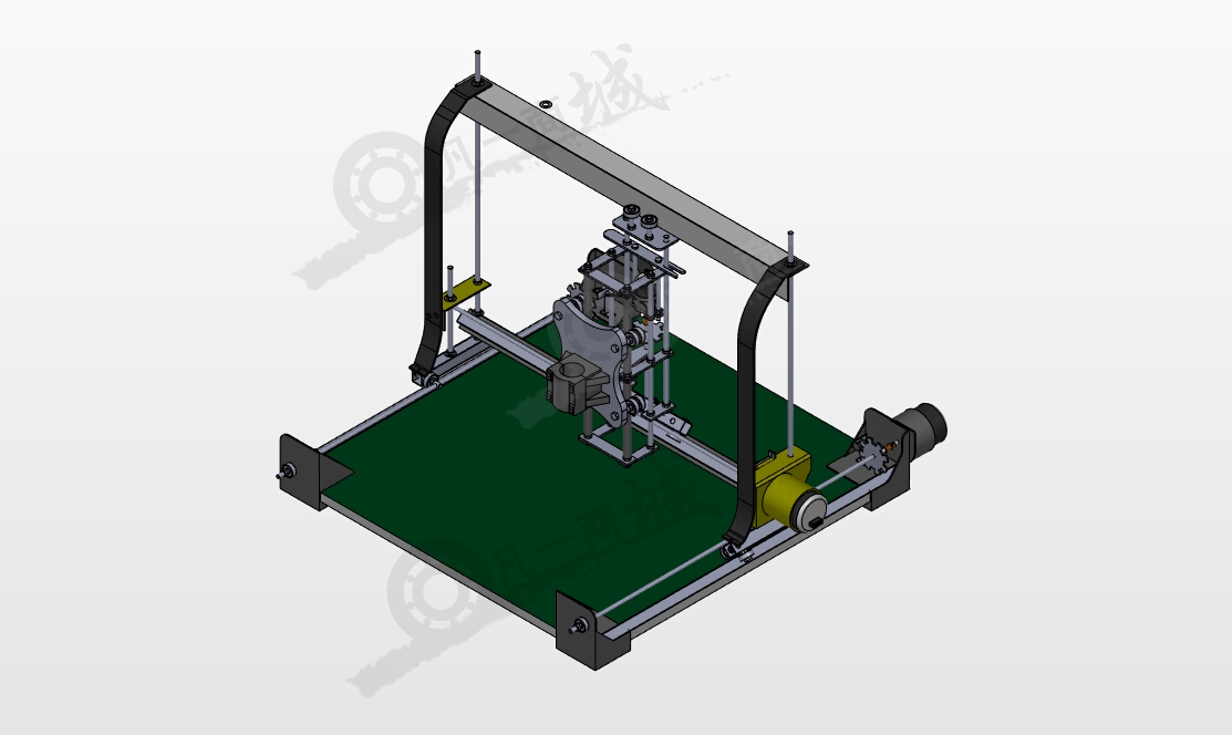 CNC數(shù)控雕刻機3D模型 模型截圖[1]