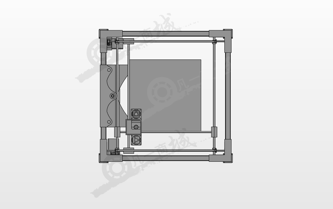托盤移動式3D打印機圖紙 模型截圖[3]