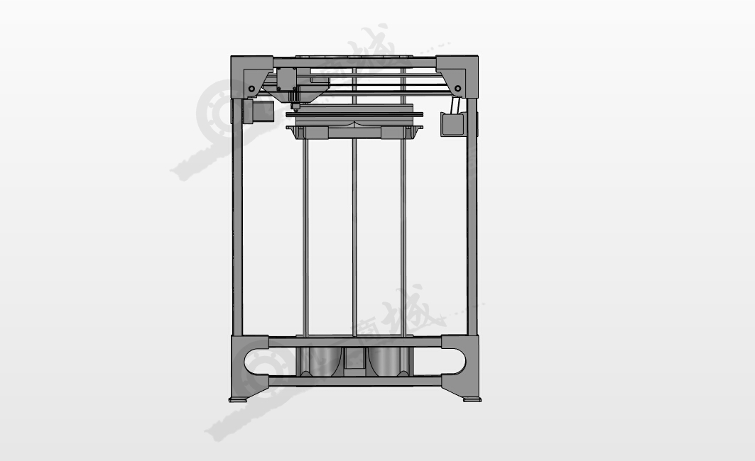 托盤移動式3D打印機圖紙 模型截圖[2]