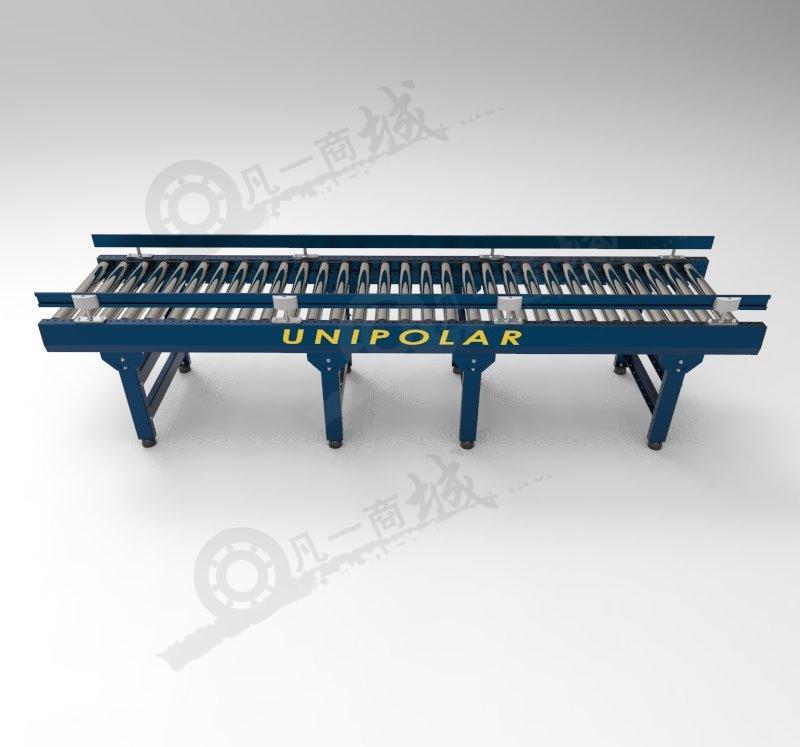 帶擋板無(wú)動(dòng)力滾筒輸送機(jī) 模型截圖[3]