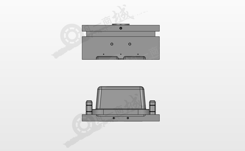 儲存箱注塑模具3D模型 模型截圖[3]