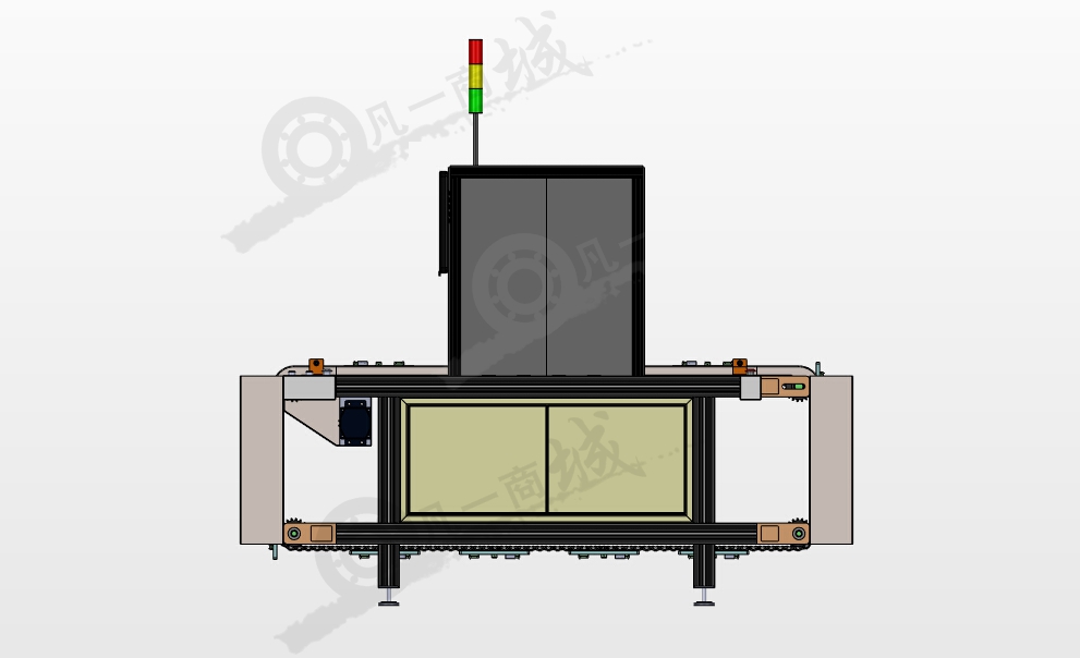 視覺(jué)檢查托盤輸送機(jī)3D模型 模型截圖[3]