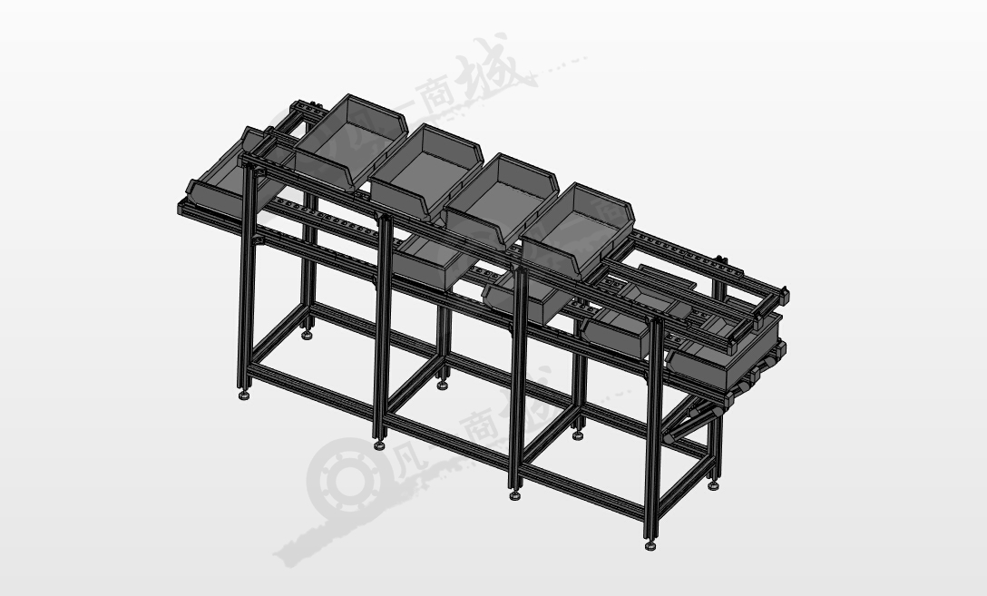 雙層無動力輸送機(jī)模型 模型截圖[1]