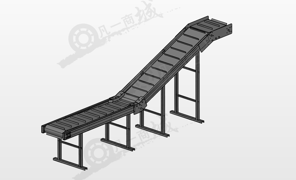 擋塊皮帶輸送機(jī) 模型截圖[1]