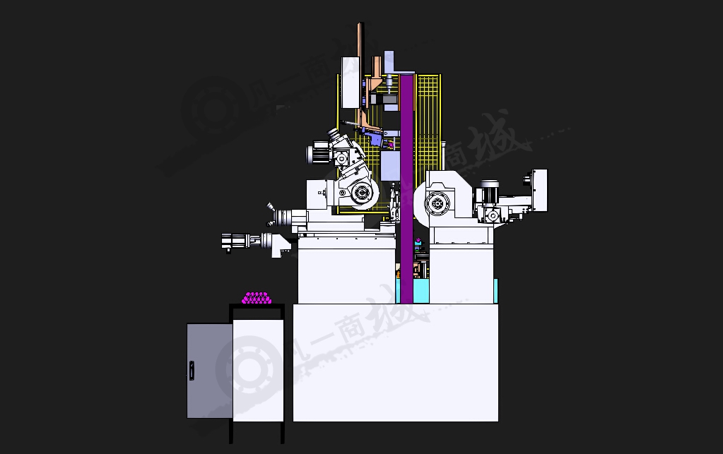 自動(dòng)化無(wú)心磨削加工機(jī) 模型截圖[2]