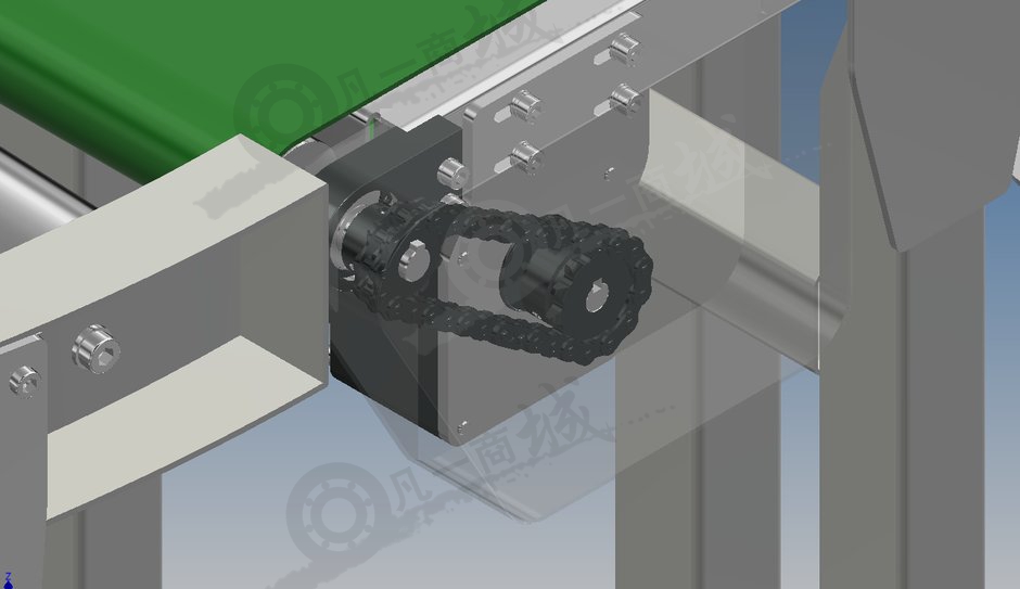 滾筒輸送機接駁皮帶輸送機 模型截圖[3]