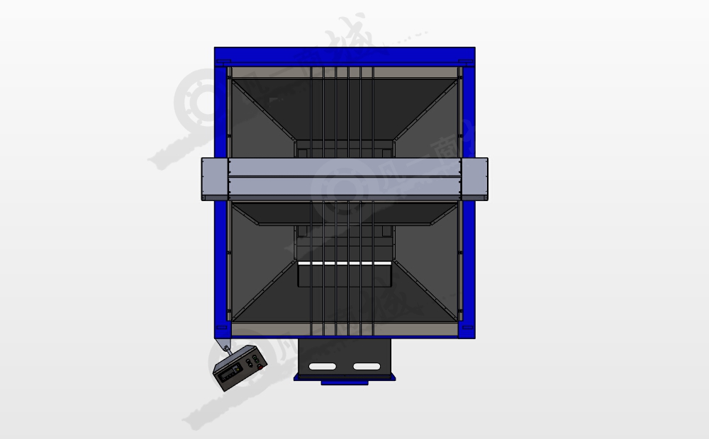 激光雕刻切割機3D模型圖 模型截圖[4]