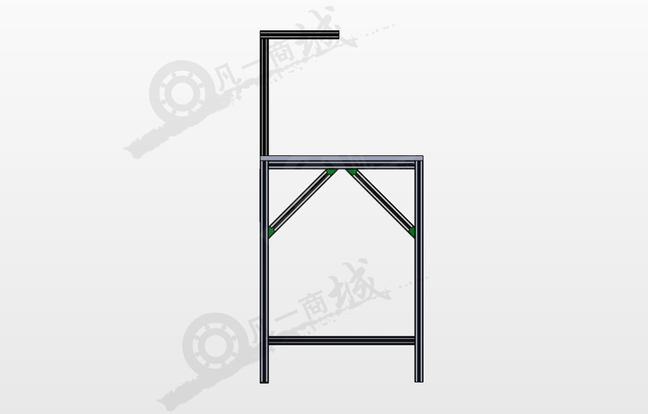鋁型材工作臺(tái)圖紙 模型截圖[2]