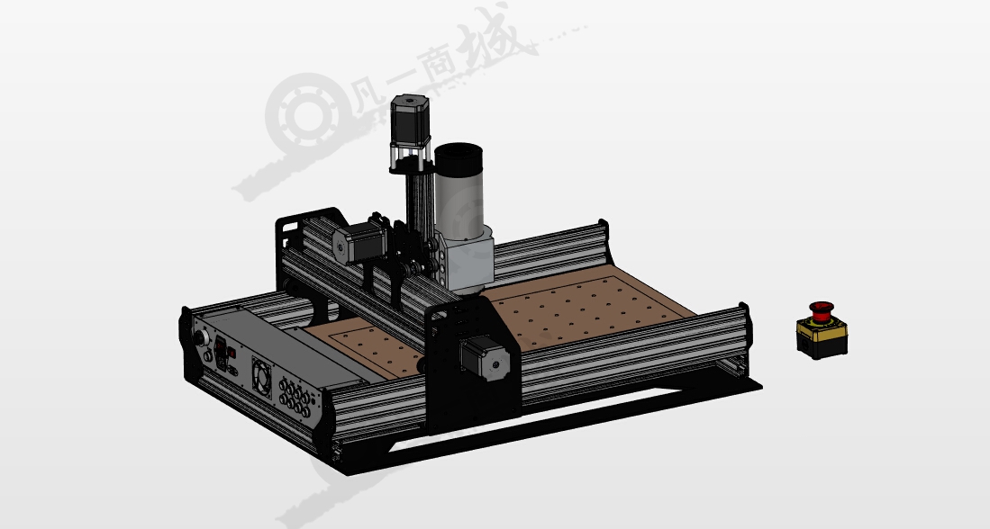 數(shù)控雕刻機(jī)3D模型 模型截圖[3]
