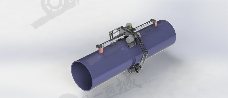 管道檢測(cè)機(jī)器人 模型截圖[2]