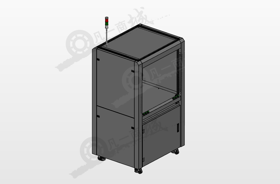 鋁型材結構機架 模型截圖[1]