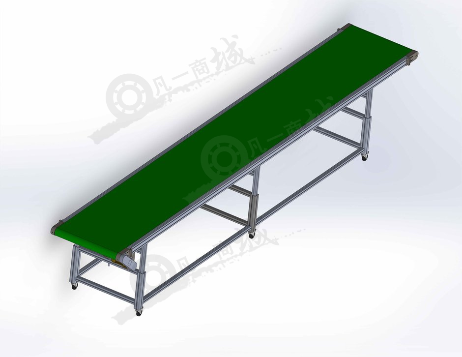 高度可調(diào)節(jié)皮帶輸送機(jī)圖紙 模型截圖[1]